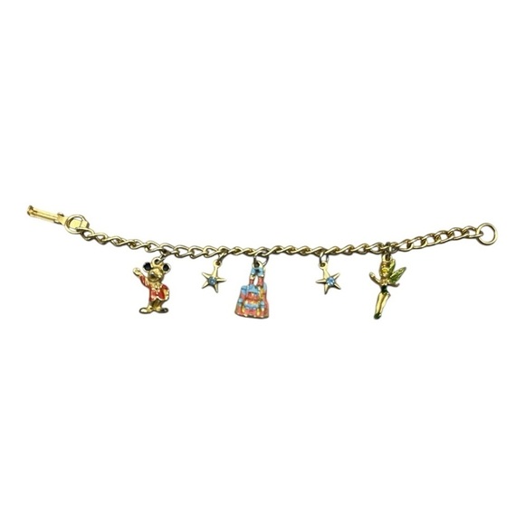 VINTAGE 1960'S "LITTLE MISS" DISNEYLAND CHARM BRACELET - Picture 2 of 7